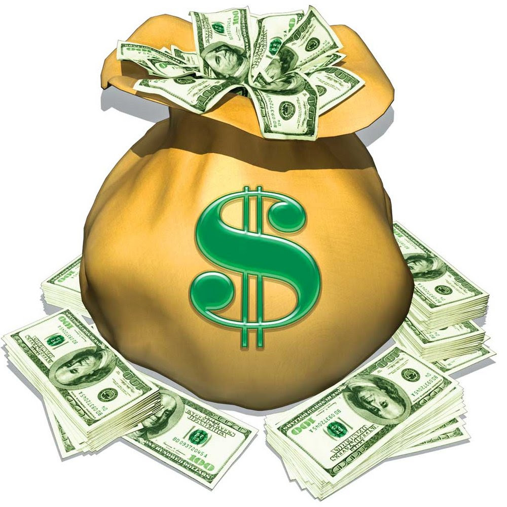 Picture Of A Money Bag - Cliparts.co