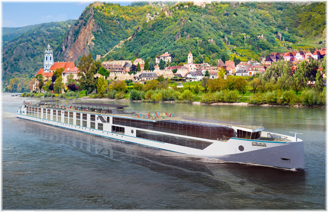 The Crystal river yacht vessels (Artist concepts courtesy of Crystal Cruises)