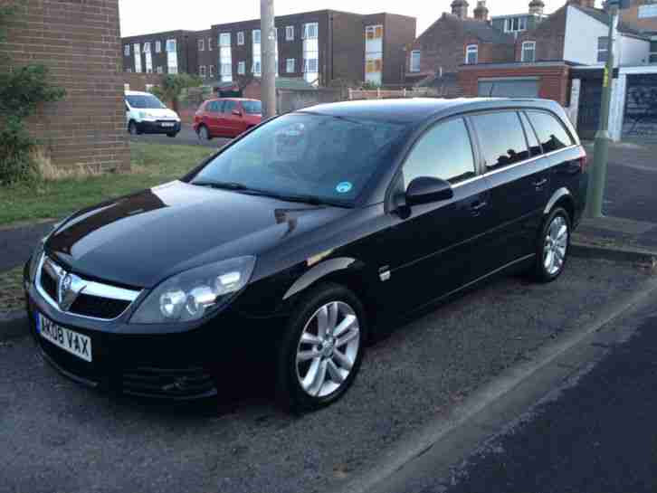 2008 VAUXHALL VECTRA SRI BLACK 1.8 ESTATE. car for sale