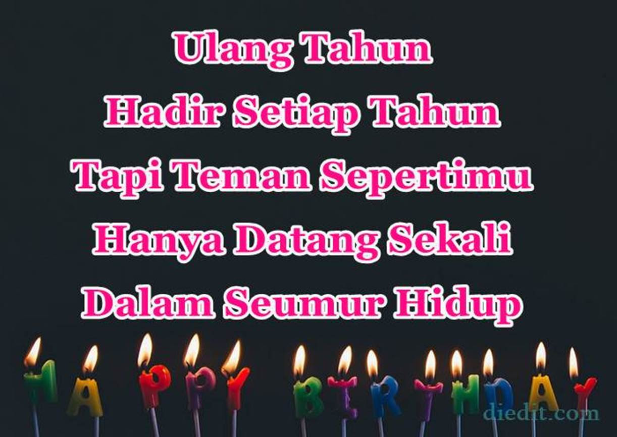 60 Ucapan Selamat Ulang Tahun Untuk Sahabat Gambar Pantun Lucu