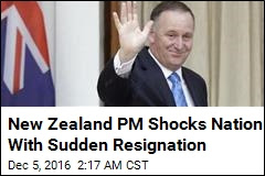 New Zealand PM Shocks Nation With Sudden Resignation