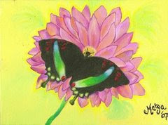 La mariposa verde