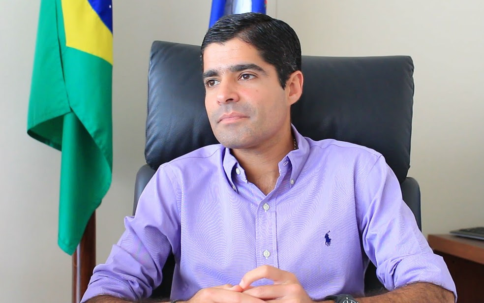 ACM Neto concedeu entrevista no gabinete do Palácio Thomé de Souza, em Salvador (Foto: Egi Santana / G1 BA)