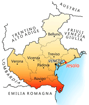 Jesolo Karte | Jesolo Stadtplan