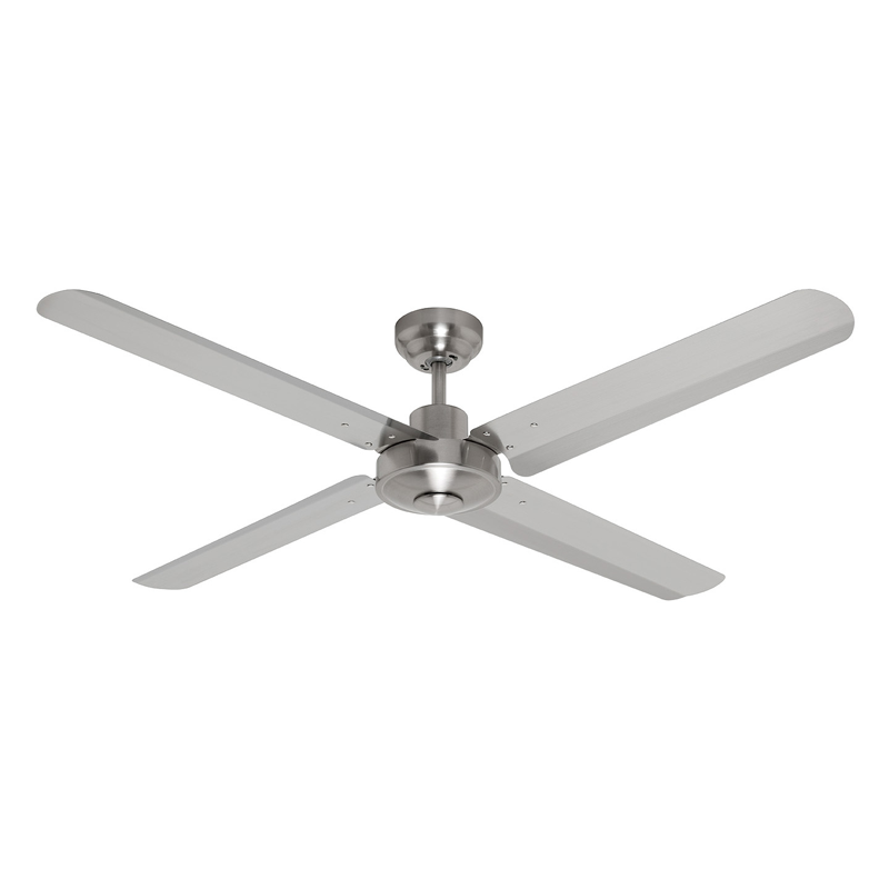 Eco Motion DC Ceiling Fan With Remote - Brushed Chrome 52 ...