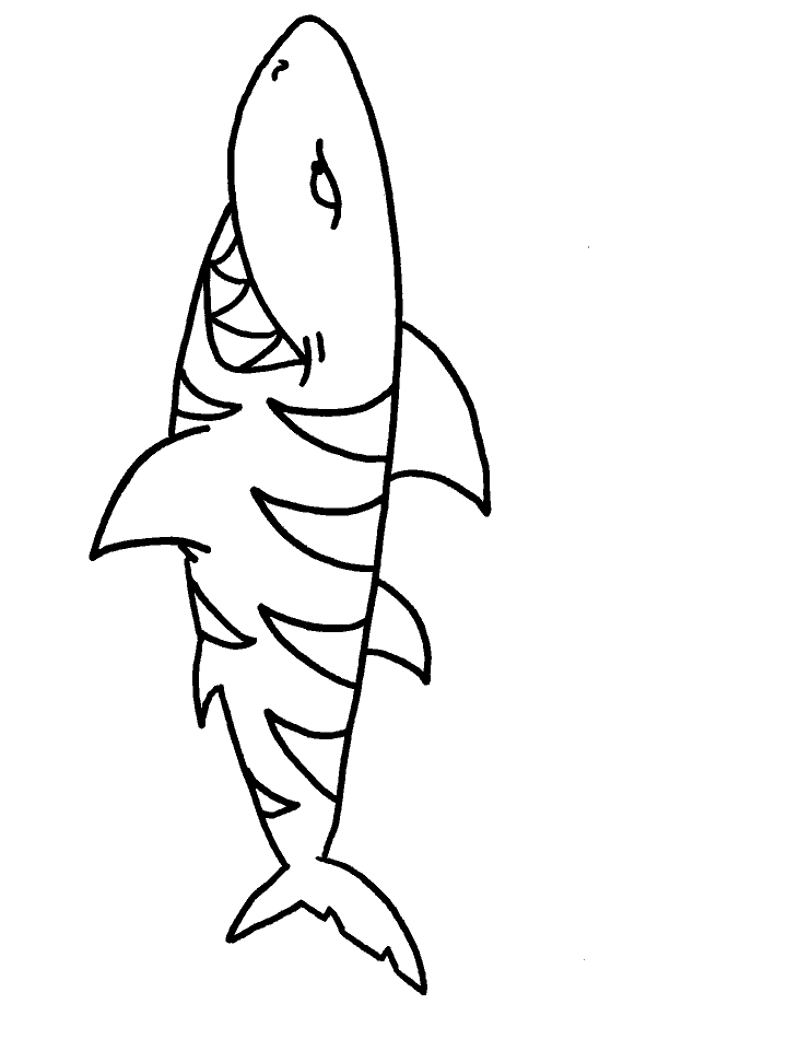 free free printable shark coloring pages download free clip
