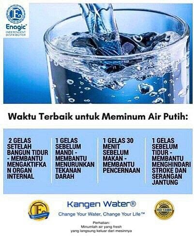 kelebihan minum air kosong