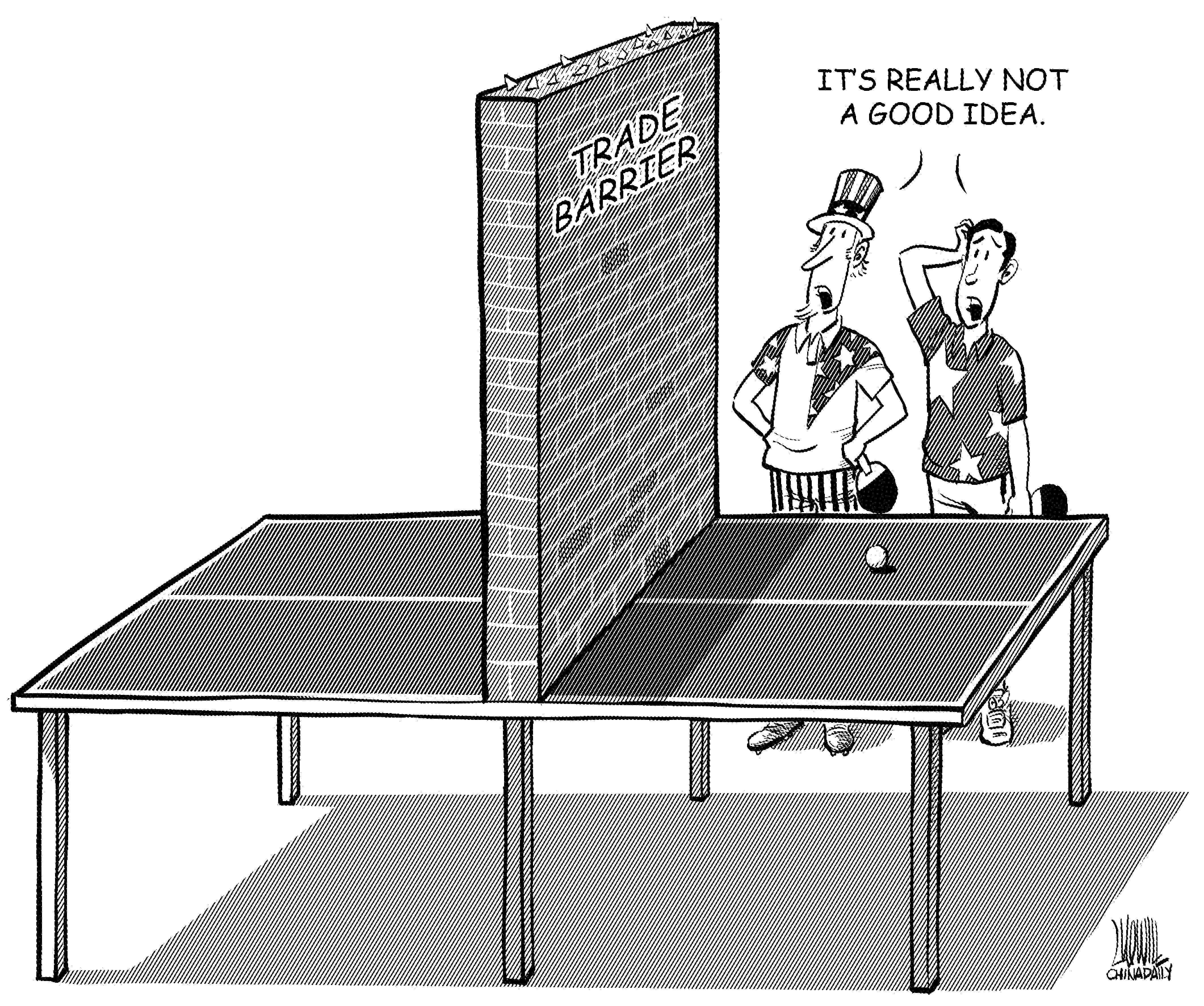 Cartoon by Eric Allie