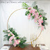 Floral Ring Wall Decor : Lavish home rustic barn star metal wall art in brown.