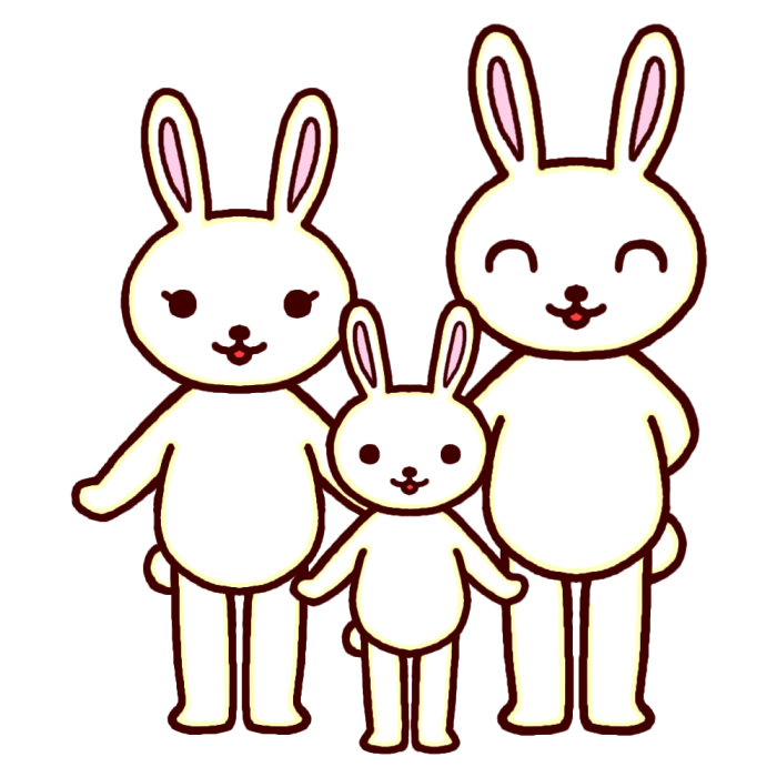 無料イラスト画像 ベスト家族 イラスト かわいい 簡単