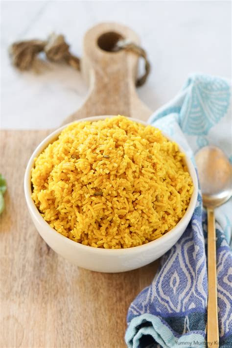 golden spiced turmeric rice