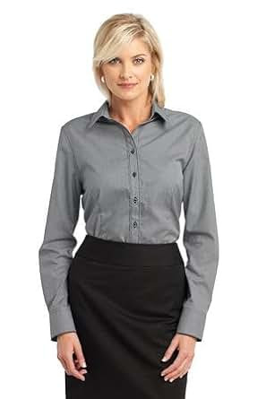 Red House Ladies Mini Check Non Iron Button Down Shirts Red House Ladies Mini Check Non Iron Button Down Shirts