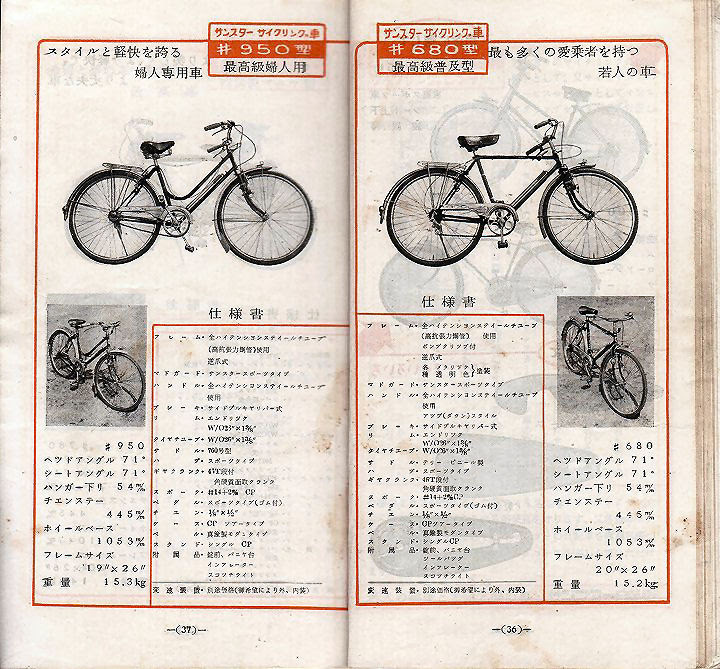 part68 1950年代 サンスター自転車