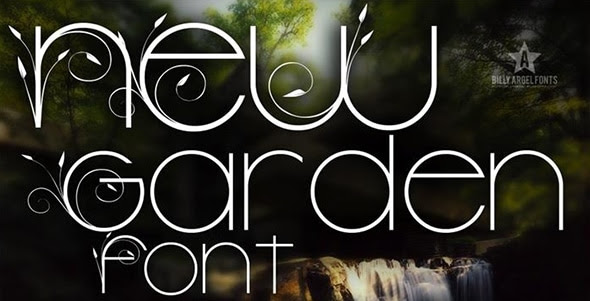 New Garden thin Font