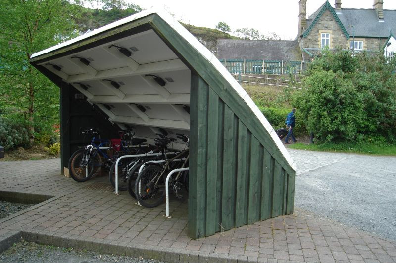 Home Made Bike Shed garden sheds plans designs