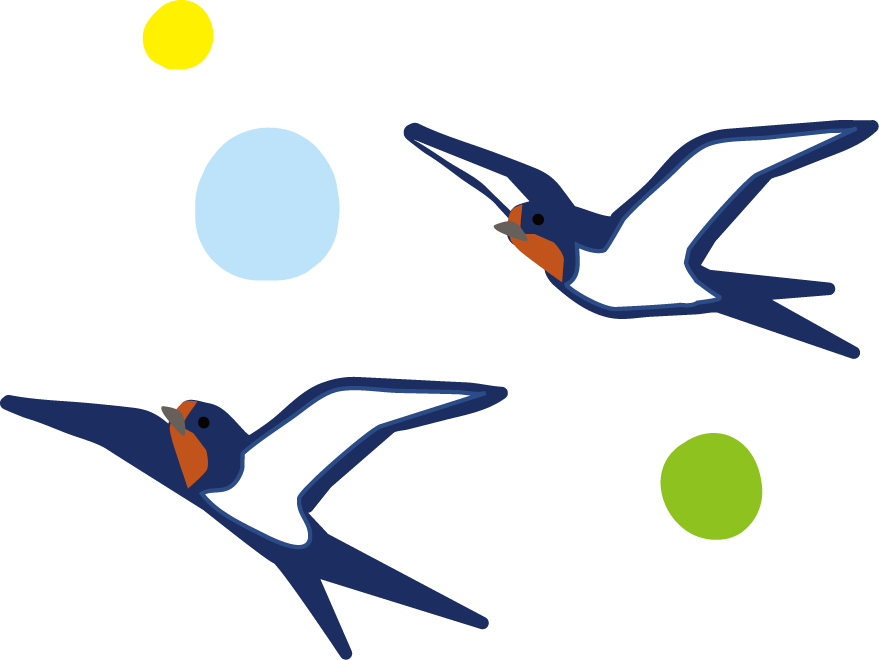 ツバメのイラスト 無料イラスト