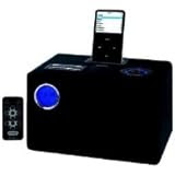 Jensen Universal Docking Digital Music System FM PLL Receiver with Sub-Woofer for iPod (Black)