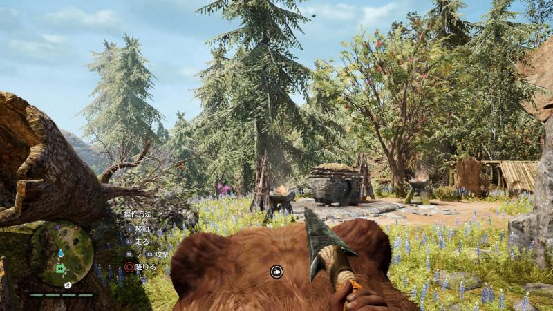 絶対simple主義 Ps4 ファークライ プライマル レビュー 吠えるマンモス 迫るヒグマ くたばる俺 この大原始時代の雰囲気は唯一無二