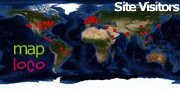 Locations of Site Visitors
