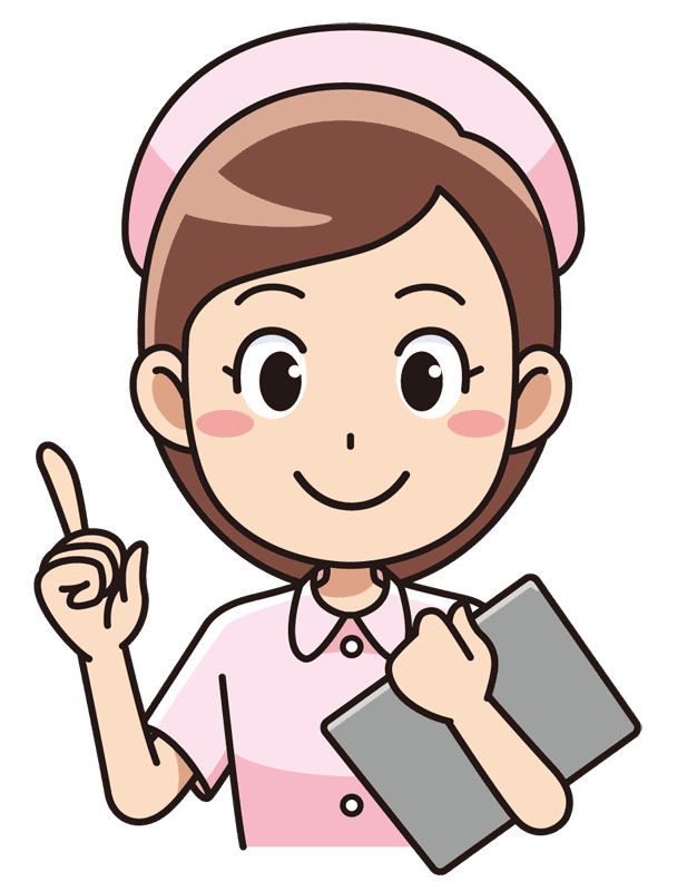 カルテを持つ女性看護師 無料イラスト素材 イラスト素材図鑑