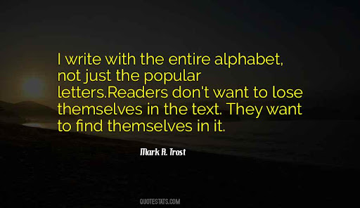 Alphabet Quotes / I with u become v end up x.