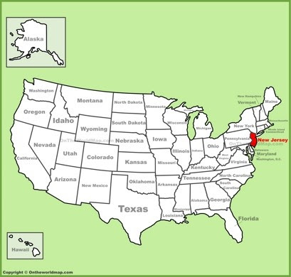 New Jersey On A Map New Jersey State Maps | USA | Maps of New Jersey (NJ)