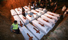 Mount Merapi Victims mass funeral