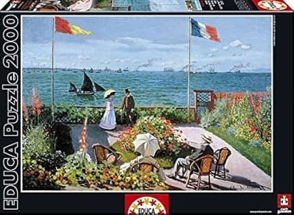 Educa Borras Puzzle The Terrace at Sainte Adresse C. Monet (2000 Pieces) by Educa Borras