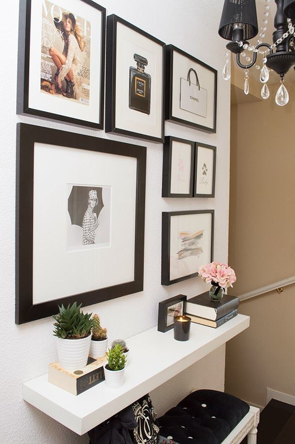 wall of frames