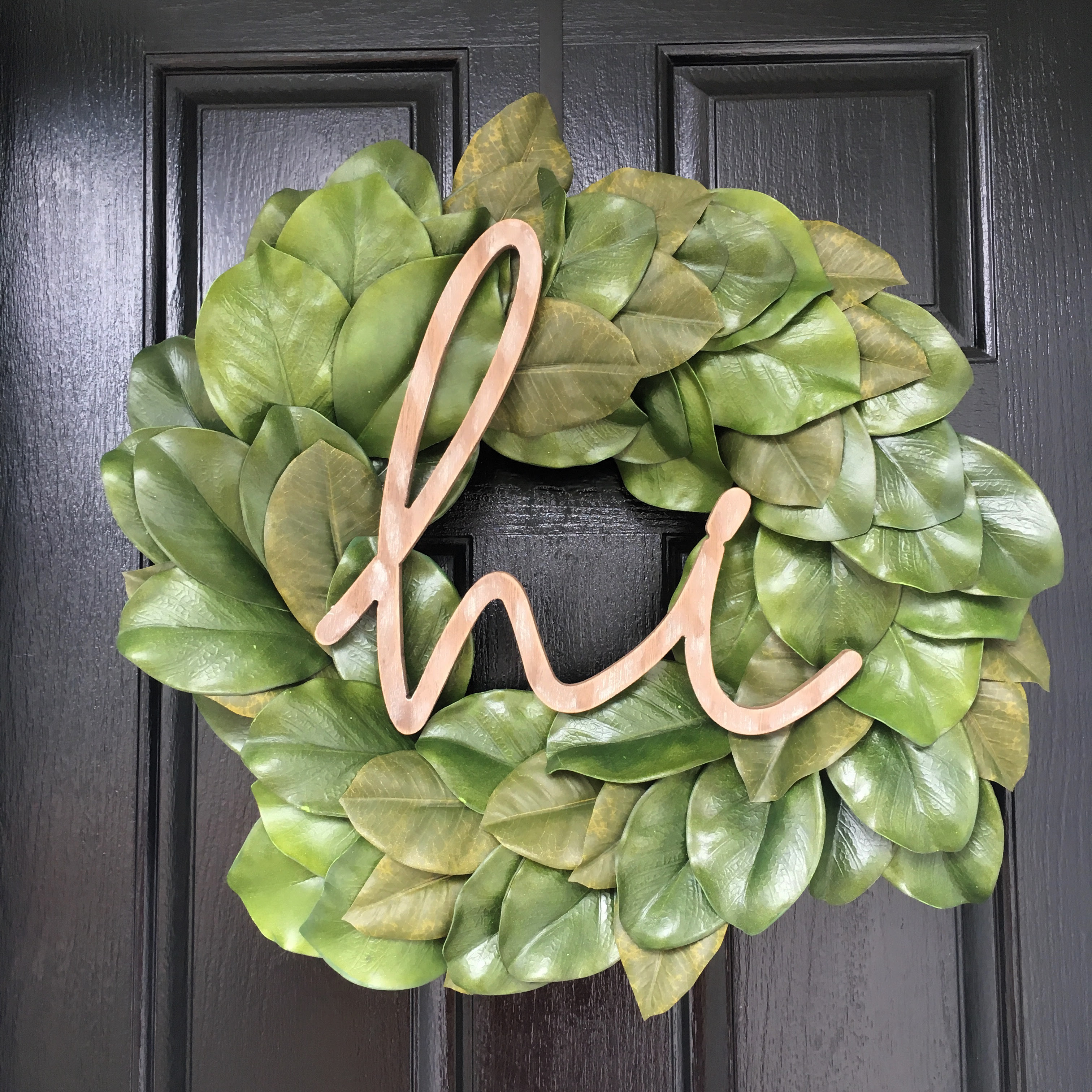 Semi Homemade: Magnolia Welcome Wreath - Coastal Kelder