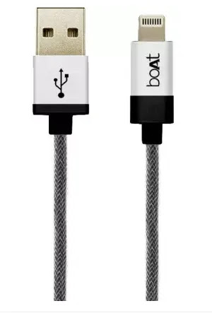 boAt LTGS500-1 Metallic Apple Certified Lightening Cable