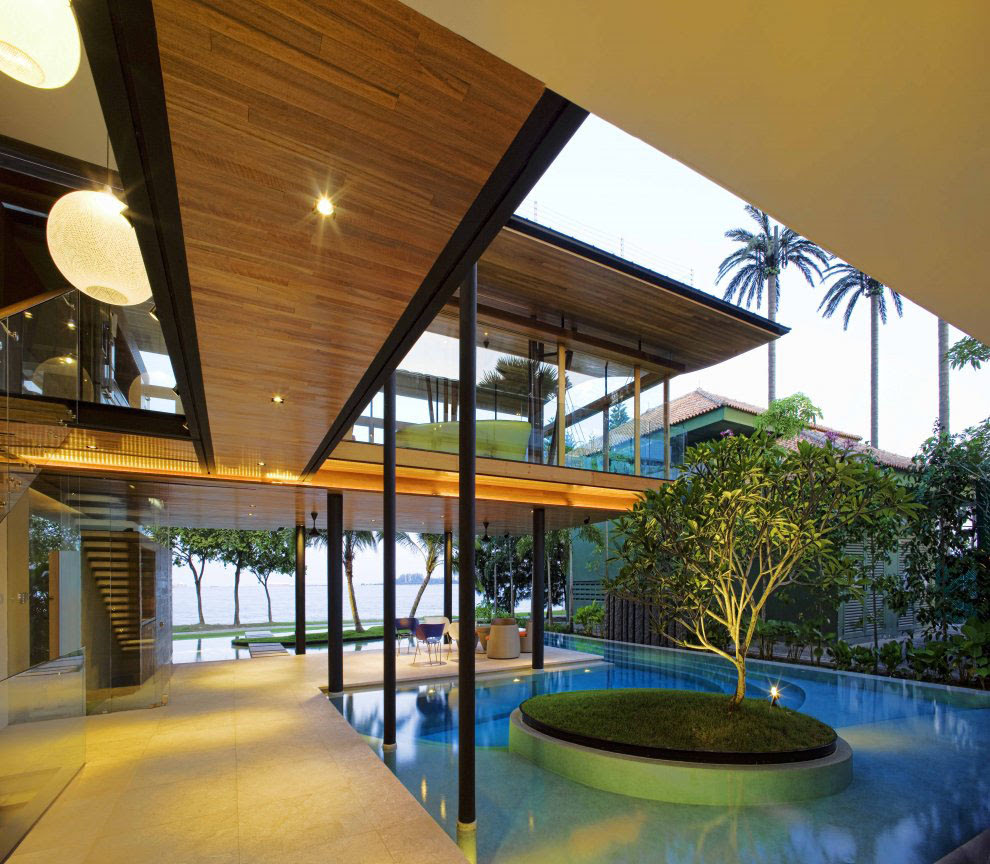 Environmentally Friendly Modern  Tropical  House In 