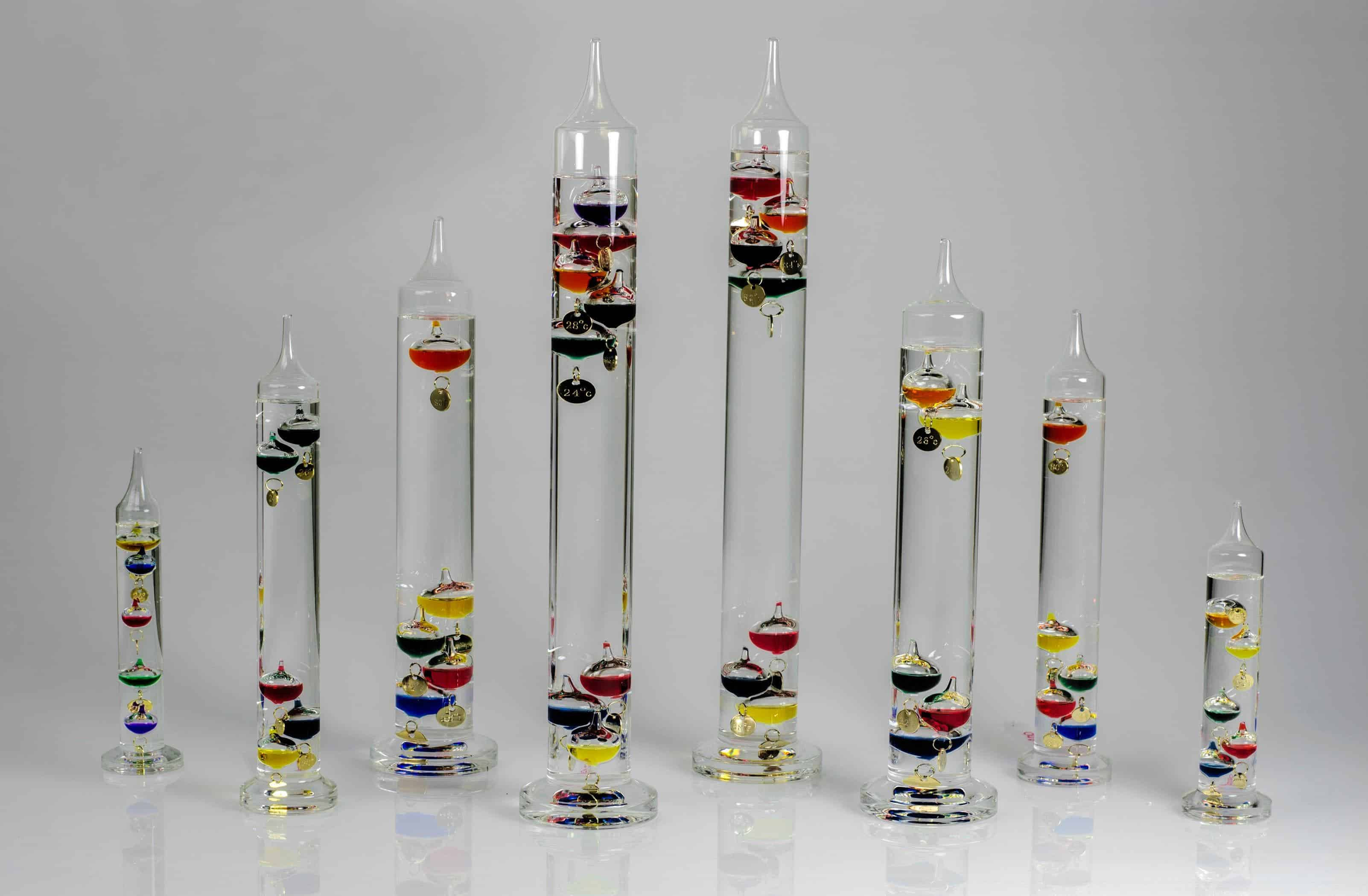 What's a Galileo thermometer and how do you read it?