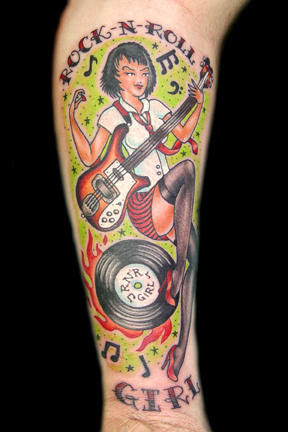 girl tattoo