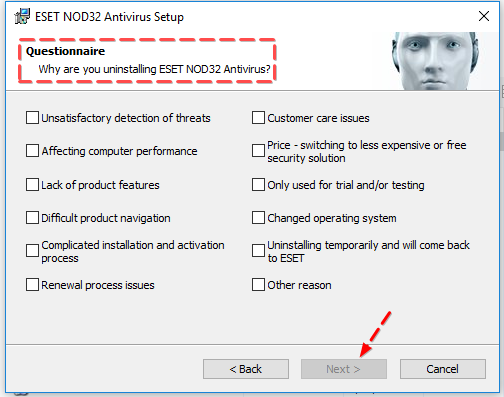 Uninstall ESET NOD32 Antivirus 10 on Windows 10 | UninstallGuides