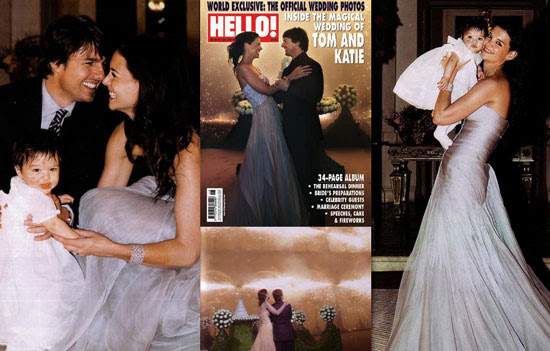 tom cruise and katie holmes wedding. Looks like Katie#39;s dad also