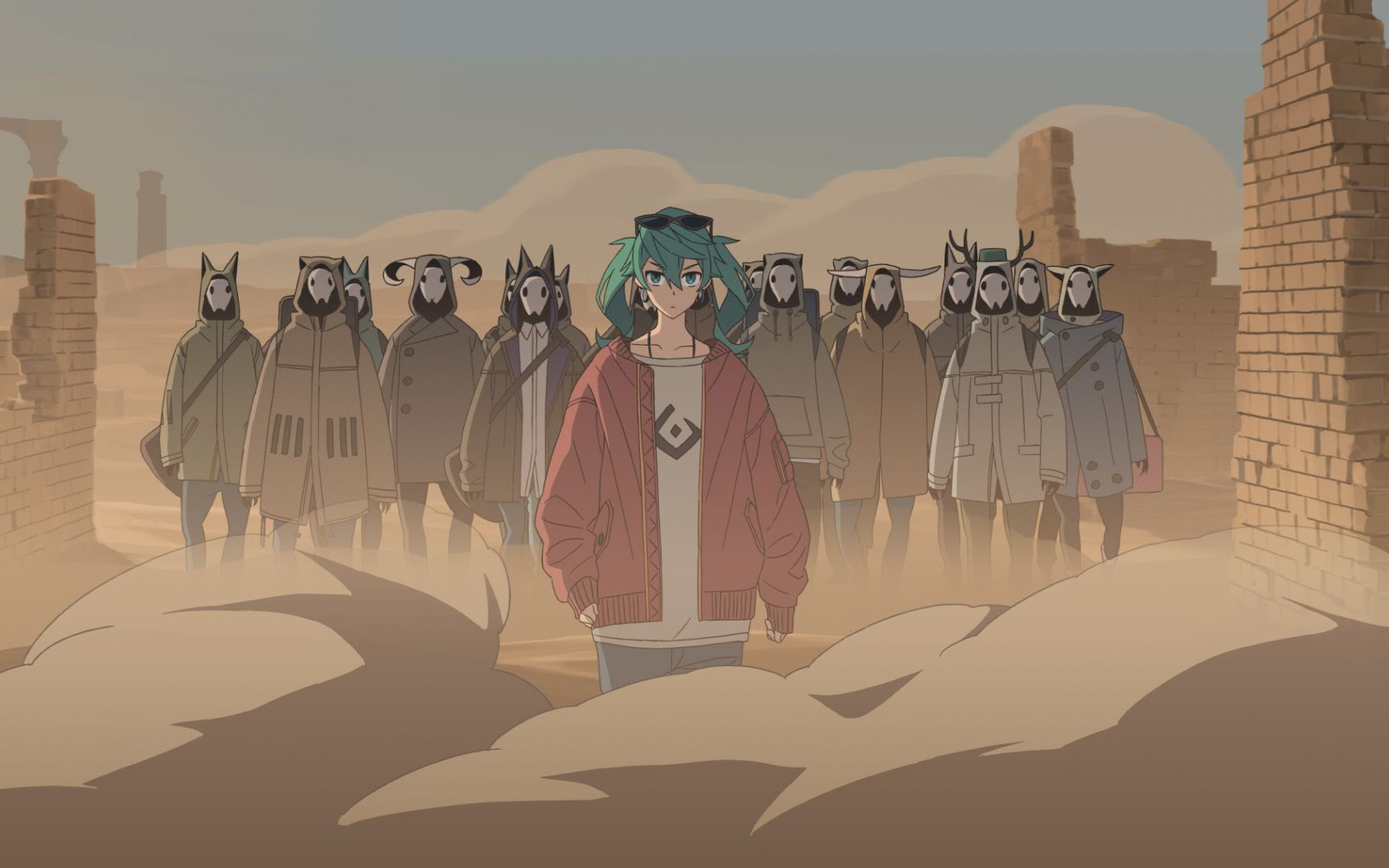 初音未来砂之行星壁纸 万图壁纸网