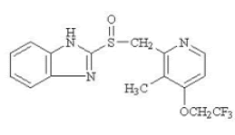 PREVACID (lansoprazole) Structural Formula Illustration