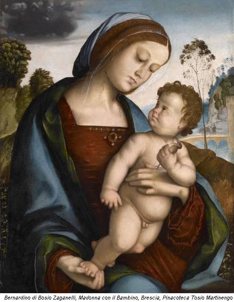 Bernardino di Bosio Zaganelli, Madonna con il Bambino, Brescia, Pinacoteca Tosio Martinengo