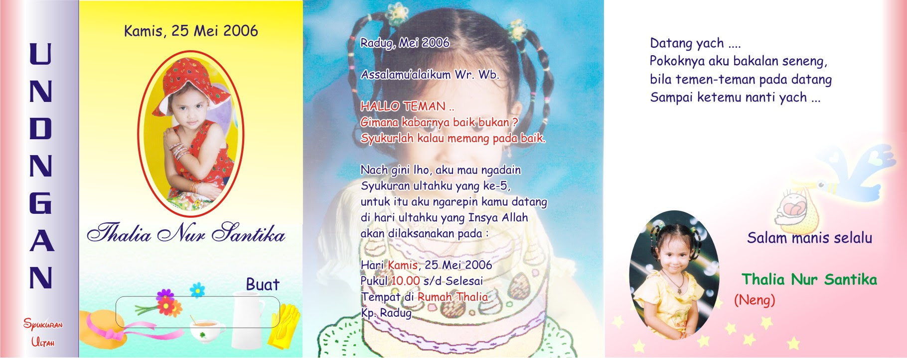 7800 Koleksi Contoh Undangan Ulang Tahun Pertama Terbaru