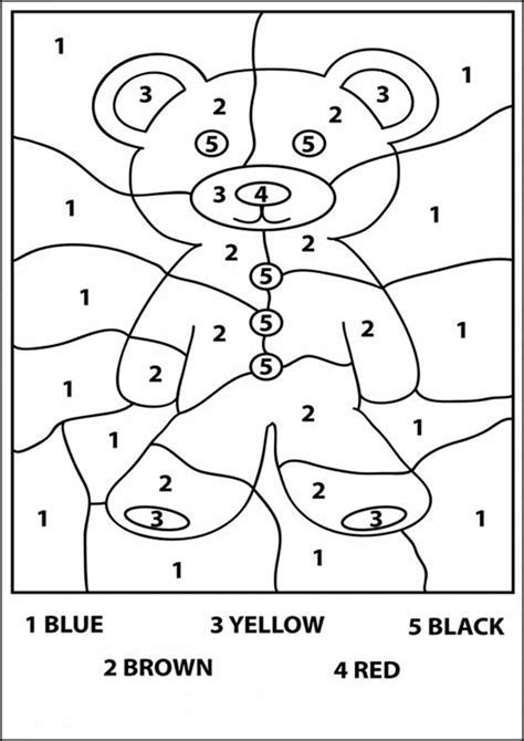 Colors worksheets for preschool and kindergarten students. free printable color by number worksheets for kindergarten tulamama