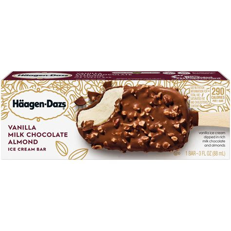 Thanks to the hot temps and humidity, i was craving something cold and refreshing for the journey. HAAGEN-DAZS Vanilla Milk Chocolate Almond Ice Cream Bar 3