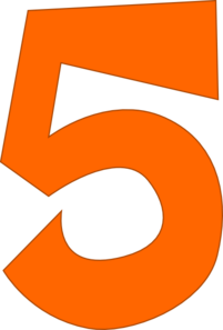 Number 5 clip art