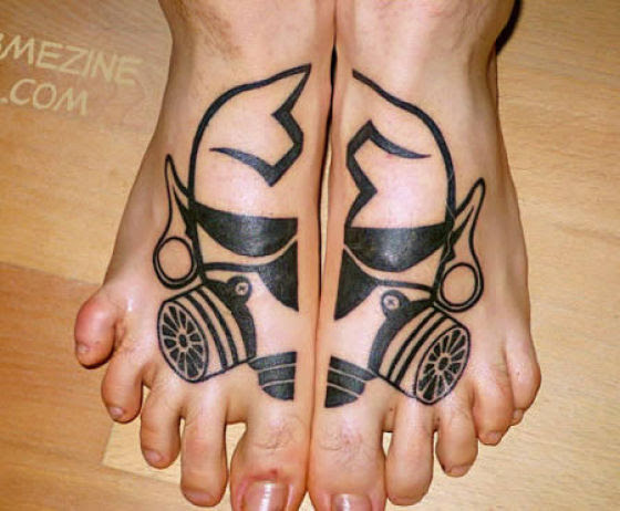 tattoos on foot. Nice foot tattoos!