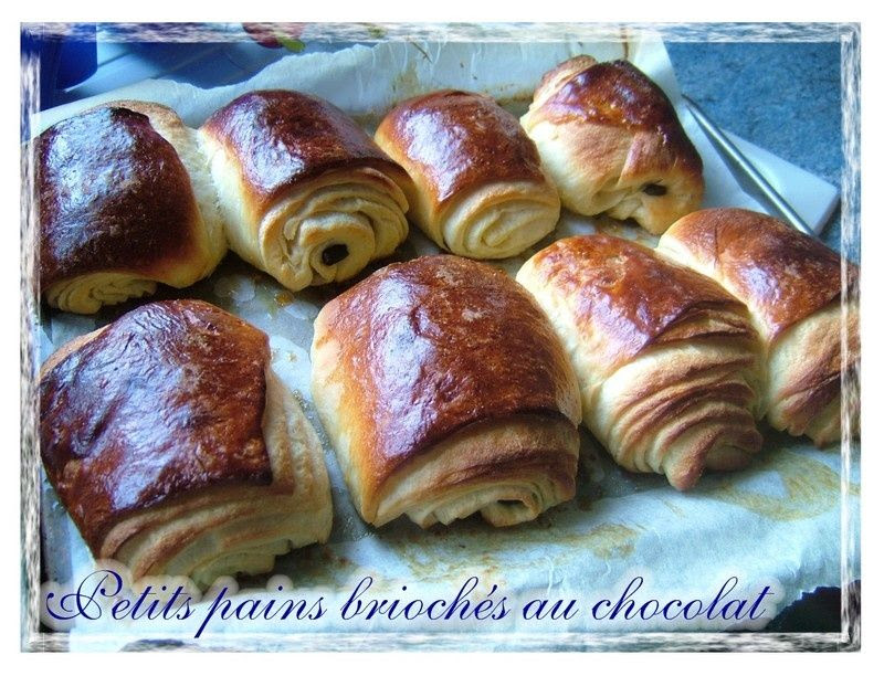 Petits Pains Feuilletes Brioches Au Chocolat Blog De Cuisine