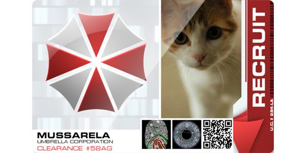 Crie seu crachá da Umbrella Corporation