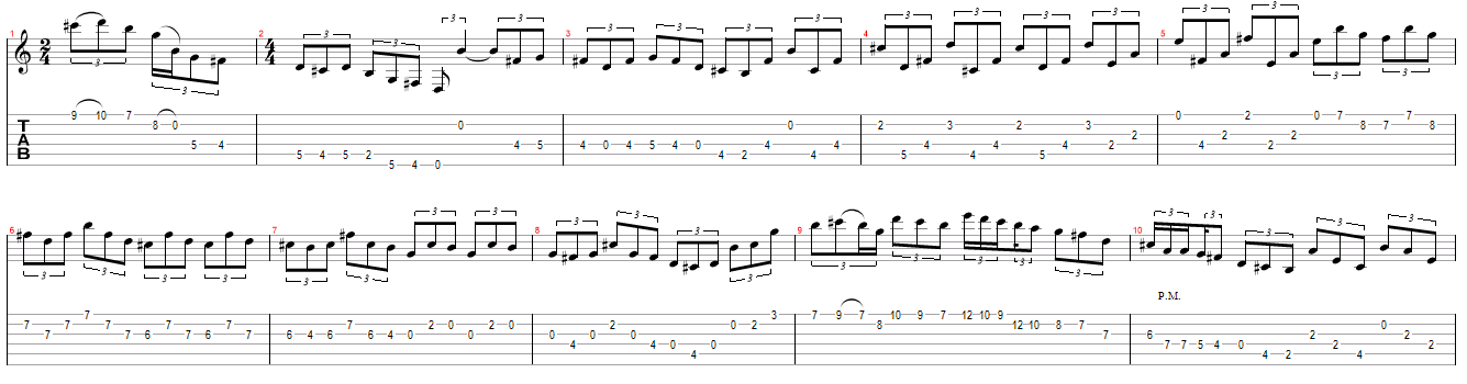 Request Horrors Marty Friedman Tabs