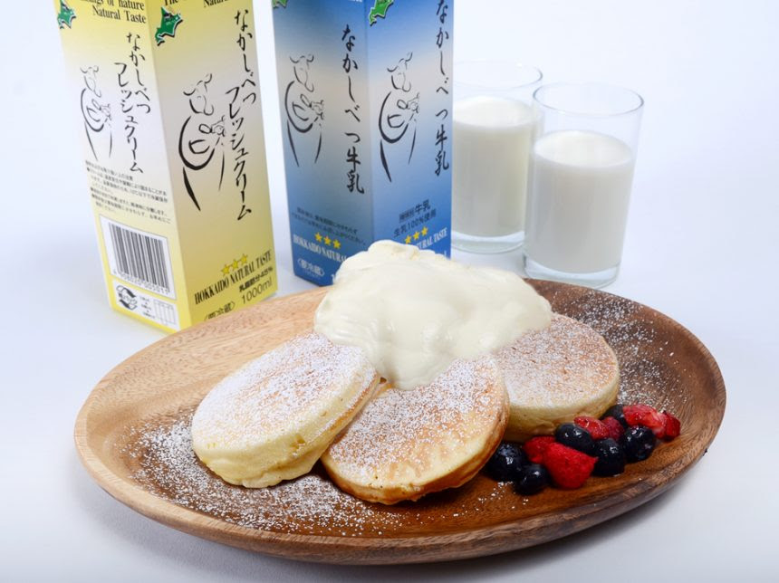 生クリームたっぷりパンケーキ Ja中標津乳製品工場