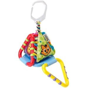 Lamaze Clutch & Go Pyramid Take Along Toy