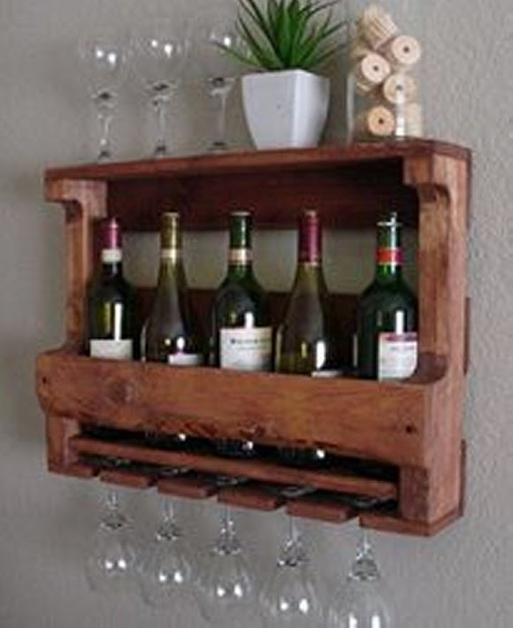 Pallet Wine Racks and Bar Ideas Upcycle Art